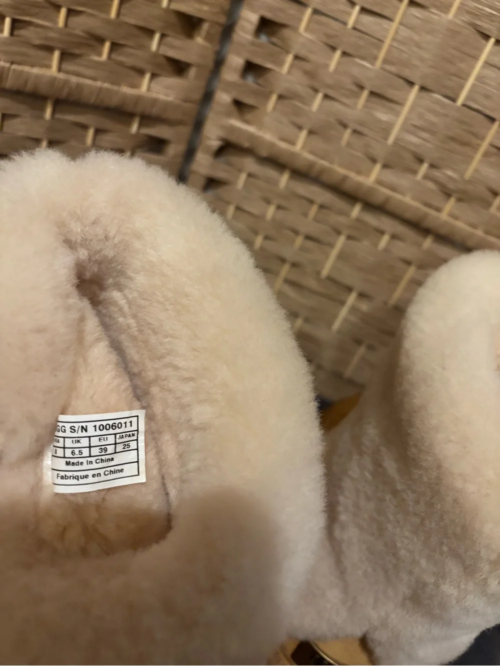 UGG Chestnut and Cream Suede Shearling Booties